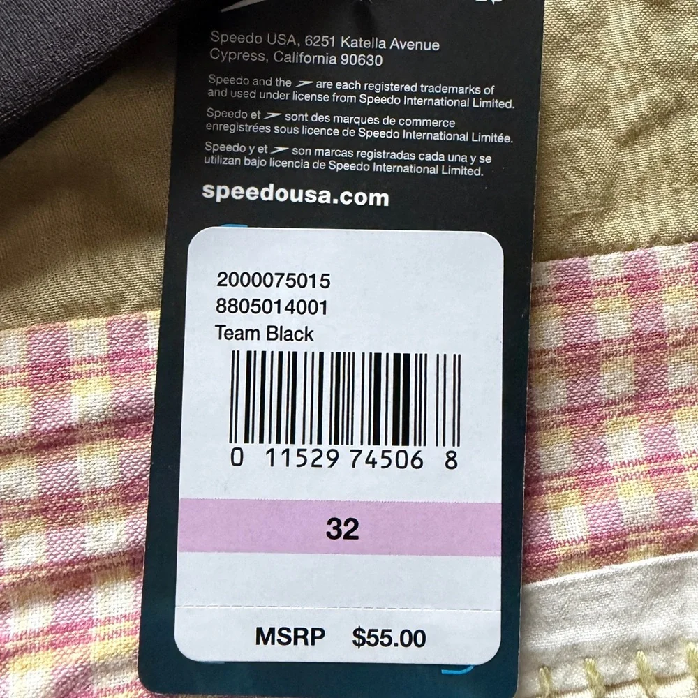 Speedo Men's Black Swim Shorts Size‎ M